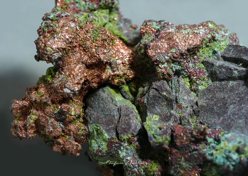 Mineral Makroaufnahme -Kupfer