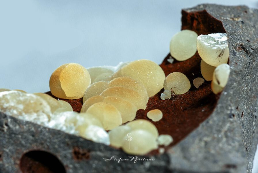 Mineral Makroaufnahme - Kugelcalcit