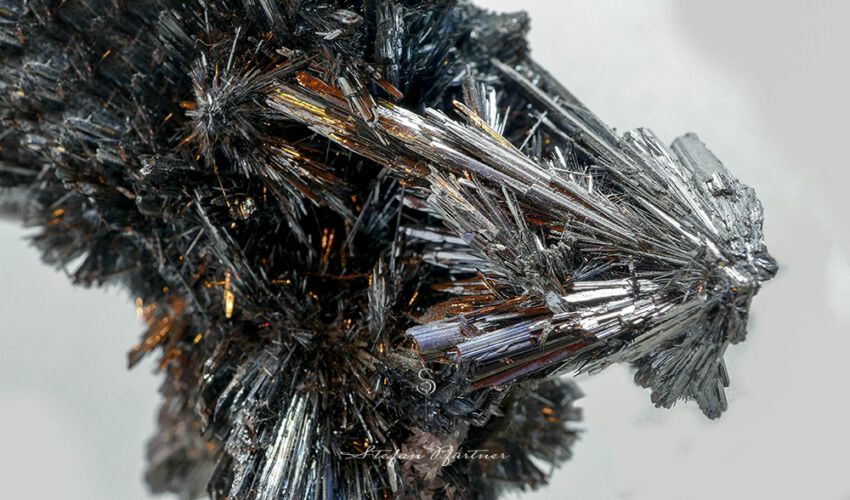 Mineral Makroaufnahme - Antimonit