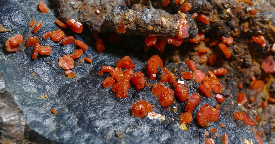 Mineral Makroaufnahme - Vanadinit